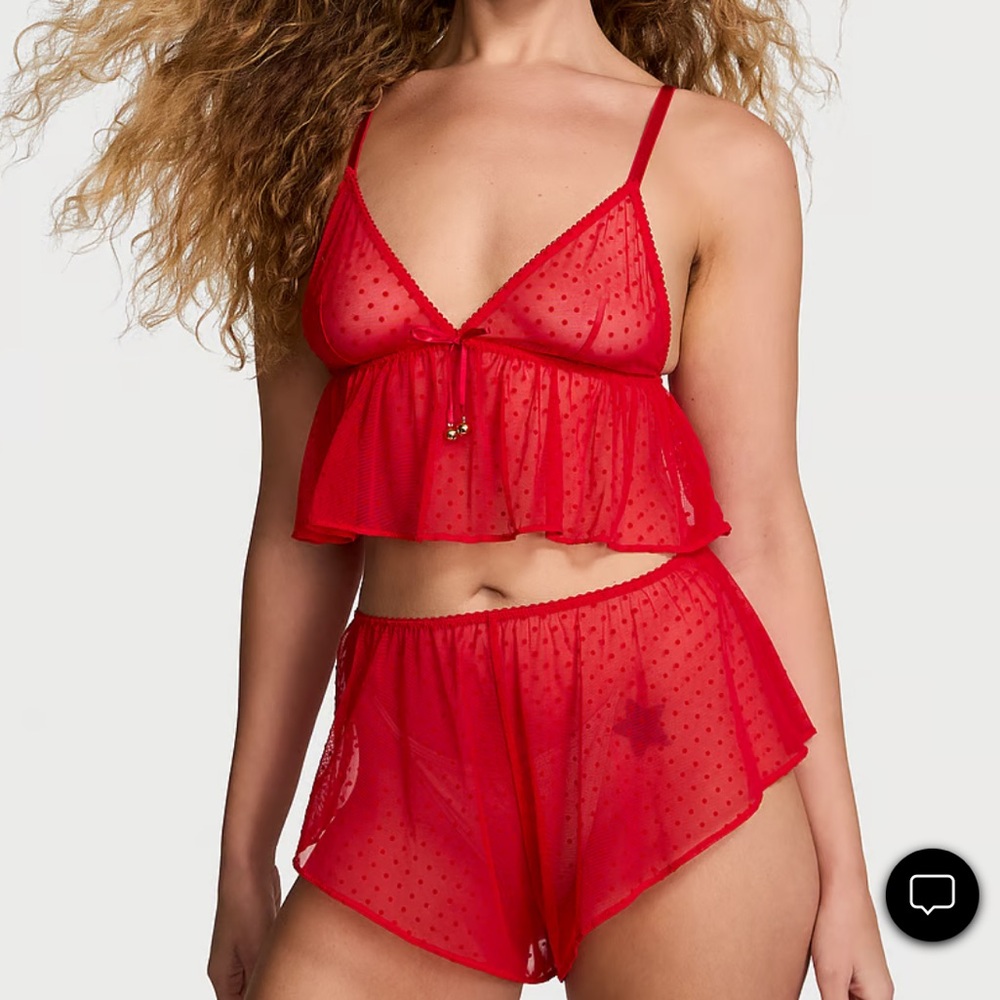 Victoria’s Secret Mesh Cami Set Size L